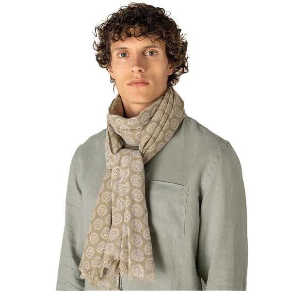 Spasso Medallion Bomullshalsduk En Storlek Sand Sand One Size