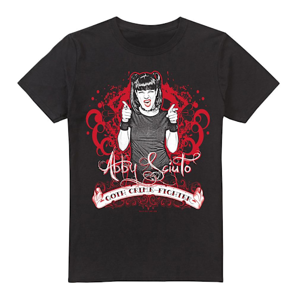 NCIS Herr Goth Crime Fighter T-Shirt 4XL Svart Black 4XL
