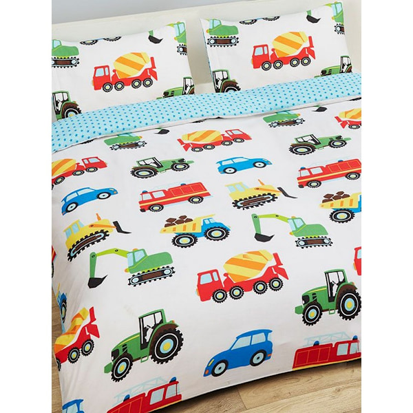 PriceRightHome Barn/Transport Täcke Set Singel Vit/Blå/Röd White/Blue/Red Single