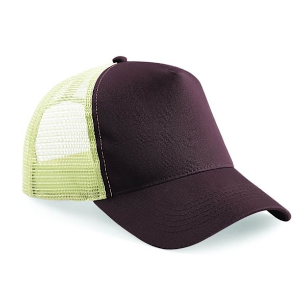 Beechfield Herr Halv Mesh Trucker Cap / Huvudbonad En Storlek Choco Chocolate/Caramel One Size