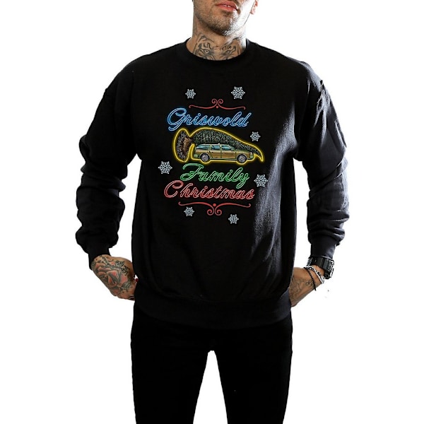 National Lampoon's Christmas Vacation Herr Griswold Familj Tröja Black XL