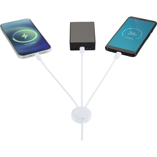 Bullet 5 i 1 USB-kabel One Size Vit White One Size