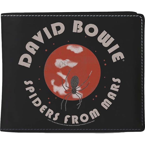 David Bowie Spiders From Mars Plånbok One Size Svart/Röd Black/Red One Size