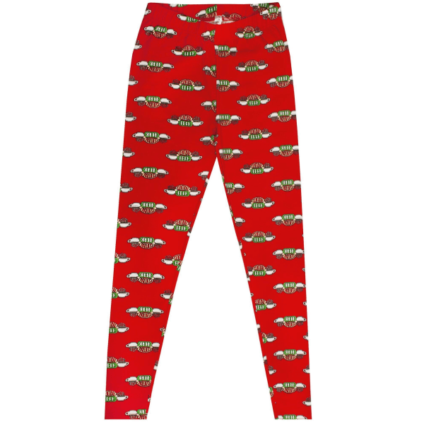 Friends Dam/Dam Central Perk Pyjamas Set S Grå/Röd Grey/Red S