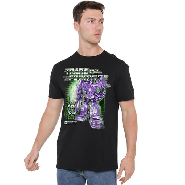 Transformers Devastator Box 40-års T-shirt för män 3XL Svart Black 3XL
