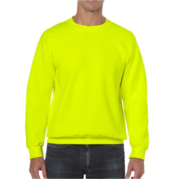 Gildan Herr Heavy Blend Sweatshirt XXL Säkerhetsgrön Safety Green XXL