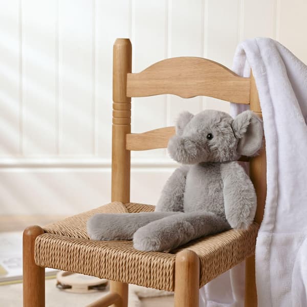 Nelly Plysch Långbent Grå Elefant 35 cm One Size Ljusgrå Light Grey One Size