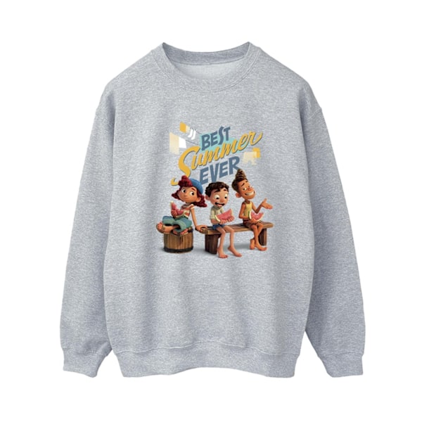 Disney Dam/Kvinnor Luca Bästa Sommaren Någonsin Sweatshirt XXL Sport Sports Grey XXL