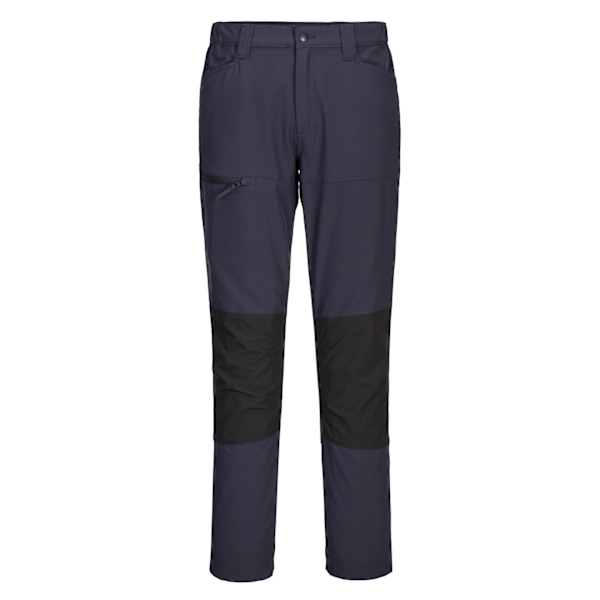 Portwest WX2 Slim Work Trousers 28R Deep Navy/Black för män Deep Navy/Black 28R