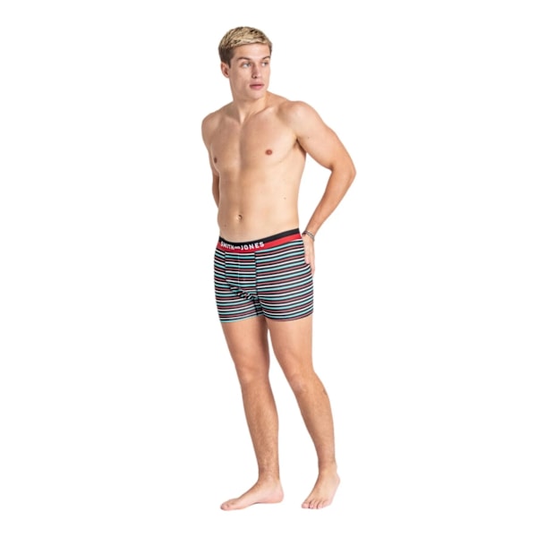 Smith & Jones Herr Taden Blandade Mönster Boxershorts (Förpackning med Multicoloured S