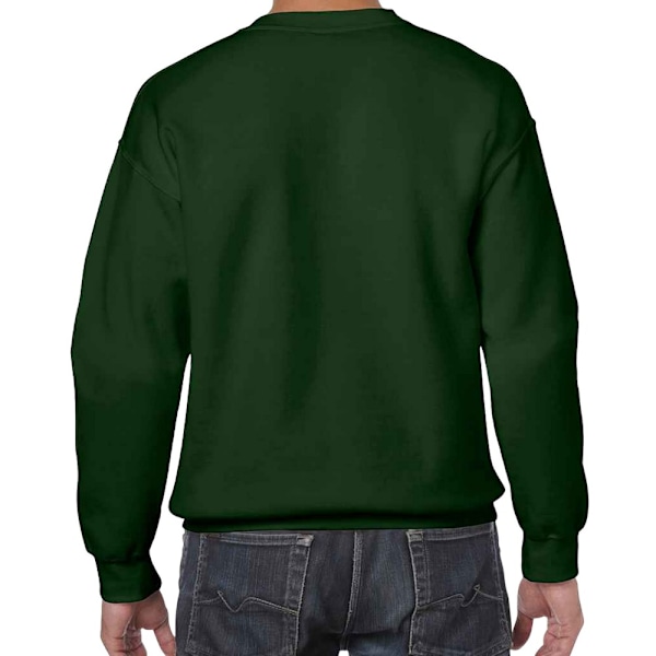 Gildan Herr Heavy Blend Sweatshirt S Skogsgrön Forest Green S