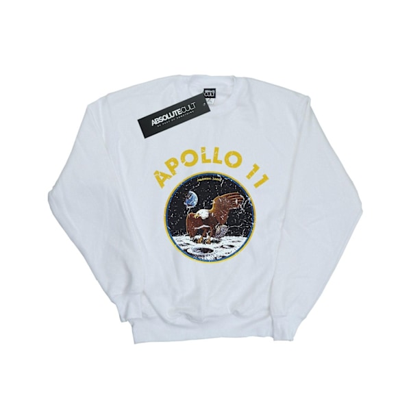 NASA Girls Classic Apollo 11 Sweatshirt 5-6 år Vit White 5-6 Years