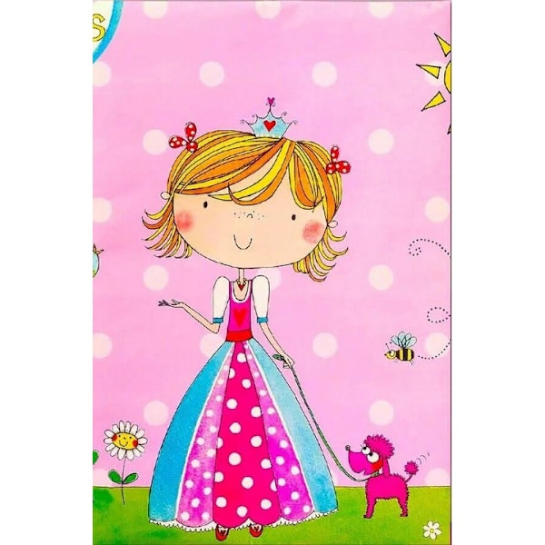 Rachel Ellen Plast Prinsessfest Bordsduk En Storlek Flerfärgad Multicoloured One Size