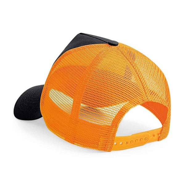 Beechfield Unisex Vuxen Snapback Trucker Cap En Storlek Svart/Orange Black/Orange One Size