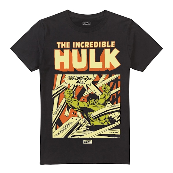 Hulk Herrarnas Rage T-Shirt XXL Svart Black XXL