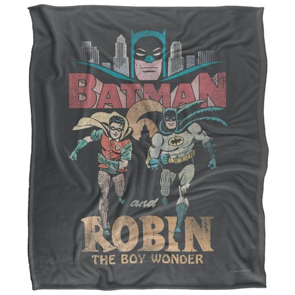Batman TV Robin Filt En Storlek Flerfärgad Multicoloured One Size