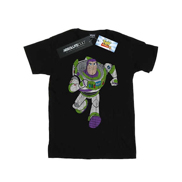 Disney Herr Toy Story 4 Klassisk Buzz Lightyear T-shirt S Svart Black S