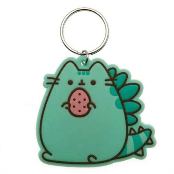 Pusheen Pusheenosaurus Nyckelring One Size Grön Green One Size