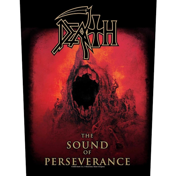 Death The Sound Of Perseverance Patch One Size Svart/Röd Black/Red One Size