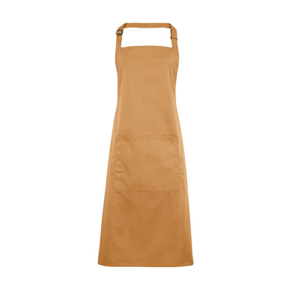 Premier Dam/Kvinnors Färger Bip Förkläde Med Ficka / Arbetskläder Camel One Size