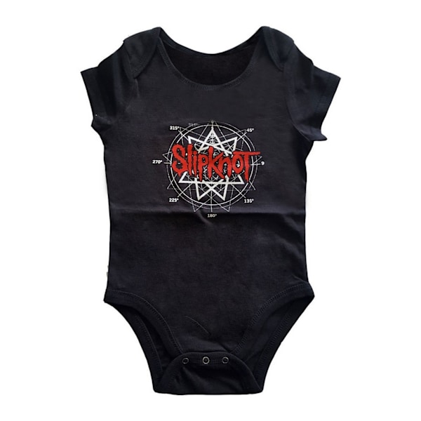 Slipknot Baby Star Logo Babygrow 24 månader Svart Black 24 Months