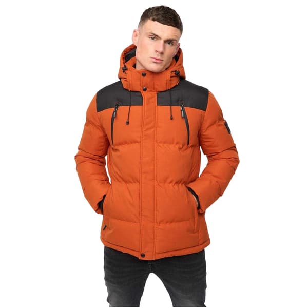 Crosshatch Herr Hooded Jacka L Orange Orange L