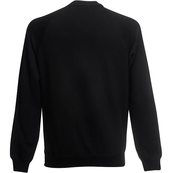 Fruit Of The Loom Herr Raglanärm Belcoro® Sweatshirt 4XL Svart Black 4XL