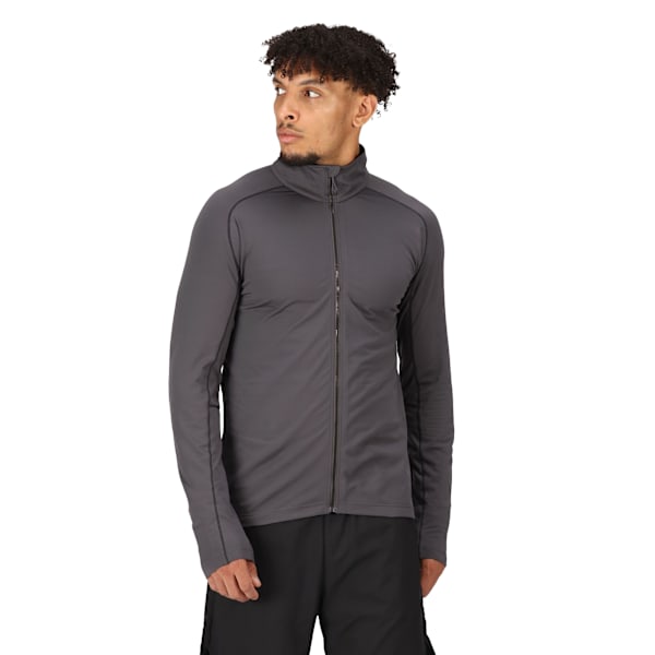 Regatta Core Stretch Full Zip Midlayer XL Seal Grey för män Seal Grey XL