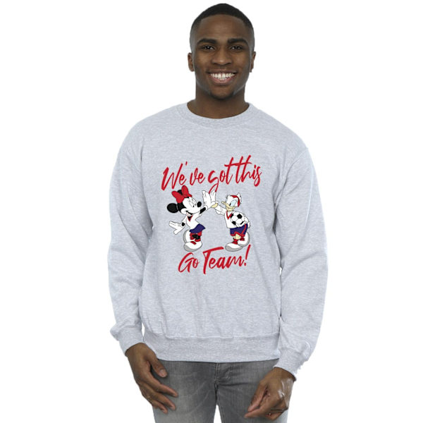 Disney Mens Minnie Daisy We´ve Got This Sweatshirt L Sports Grå Sports Grey L