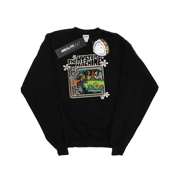 Scooby Doo Pojkar Mystery Machine Sweatshirt 7-8 År Svart Black 7-8 Years