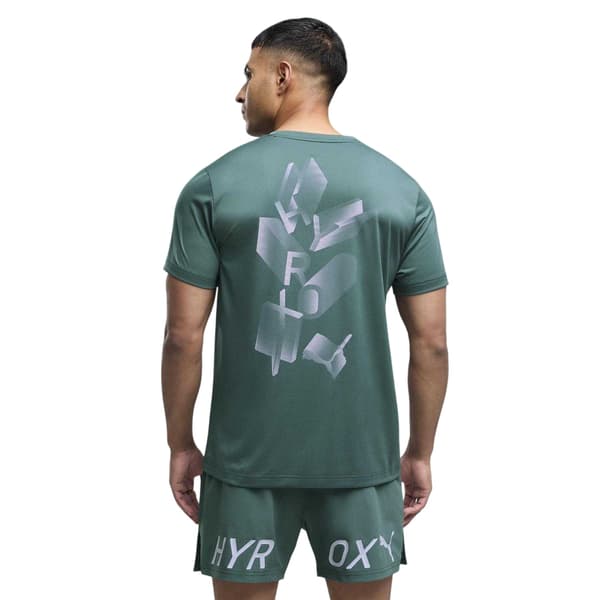 Puma Hyrox Grafisk T-shirt för män M Grön Green M