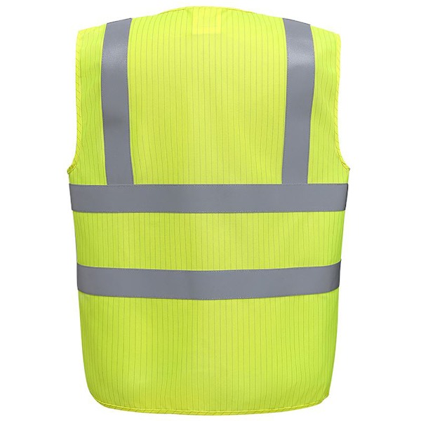 Yoko Hi-vis flamskyddad antistatisk väst L Gul Yellow L