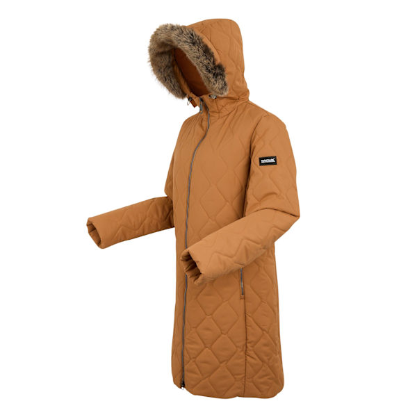 Regatta Fritha III Isolerade Parka för Kvinnor/Dam Storlek 10 UK Bran Brun Bran Brown 10 UK