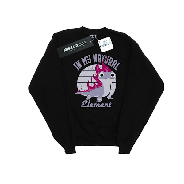 Disney Herr Frozen 2 Salamander Bruni Element Sweatshirt S Svart Black S