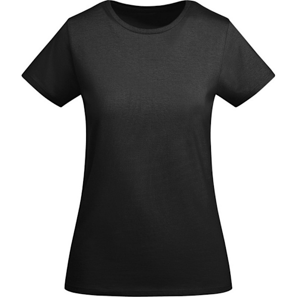 Roly Breda T-shirt med korta ärmar för damer, 3XL, Solid svart Solid Black 3XL