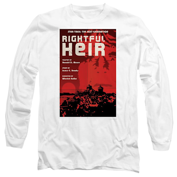 Star Trek Unisex Vuxen The Next Generation Säsong 6 Avsnitt 23 White XXL
