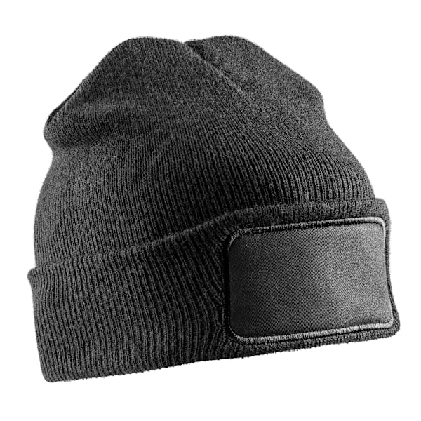 Result Unisex Vuxen Thinsulate Tryckbar Vintermössa En Storlek Black One Size