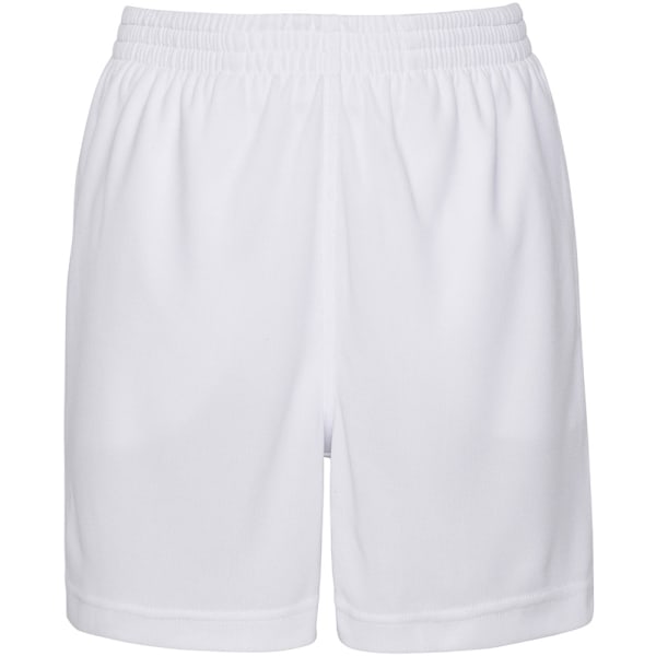 AWDis Just Cool Barn/Barn Sport Shorts 7-8 År Arktisk Vit Arctic White 7-8 Years