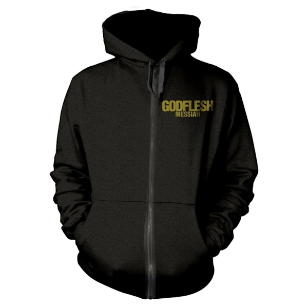 Godflesh Unisex Adult Messiah Full Zip Hoodie M Svart Black M