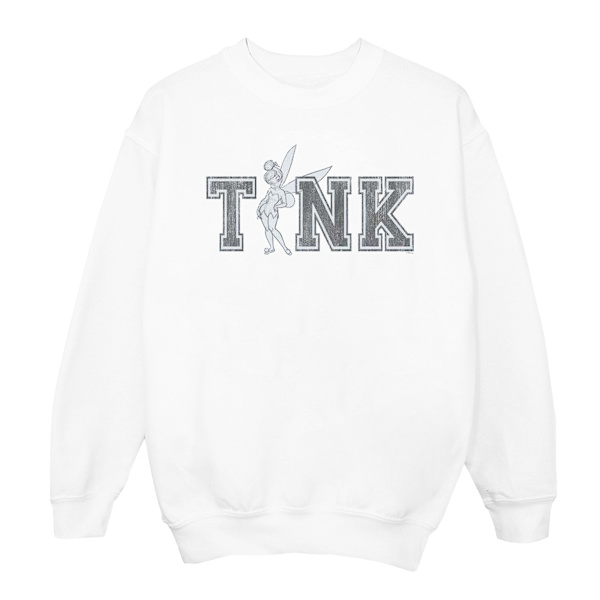 Disney Dam/Kvinnor Tinker Bell Collegiate Tink Sweatshirt M W White M