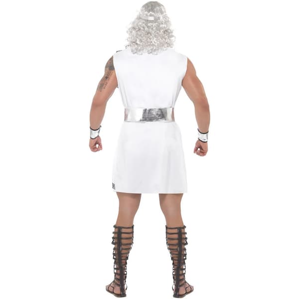 Smiffys Herr Zeus Kostymset M Vit White M