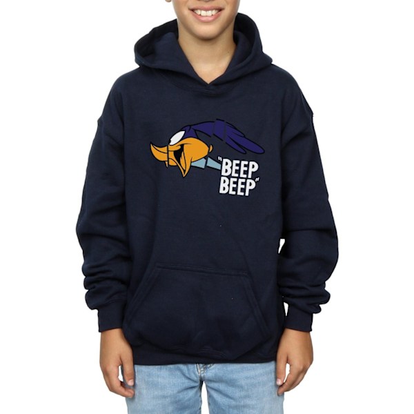 Looney Tunes Boys Road Runner Beep Beep Hoodie 5-6 år Marinblå B Navy Blue 5-6 Years