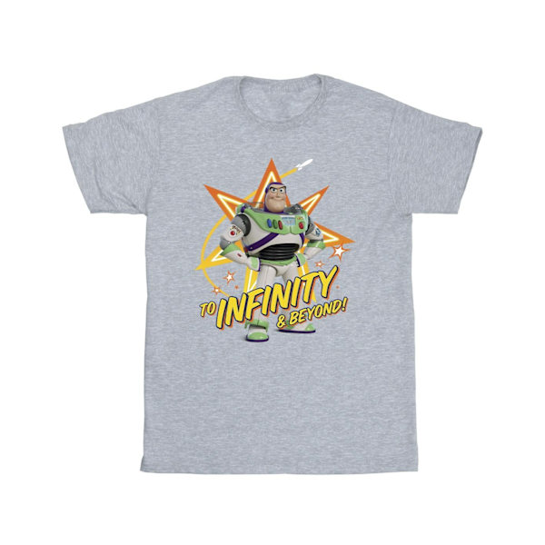 Disney Mens Toy Story Buzz To Infinity T-Shirt 4XL Sports Grey Sports Grey 4XL
