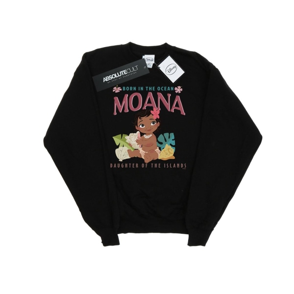 Disney Dam/Ladies Moana Born In The Ocean Sweatshirt S Svart Black S