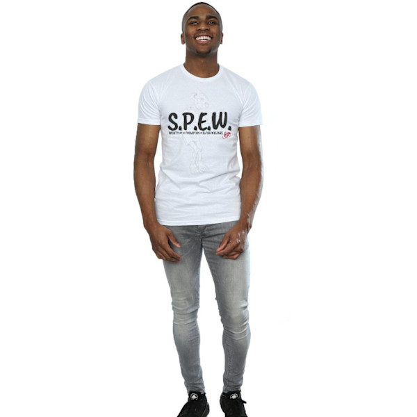 Harry Potter Dobby SPEW T-shirt för män XL Vit White XL
