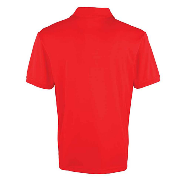 Premier Mens Coolchecker Pique Polo Shirt XL Strawberry Red Strawberry Red XL