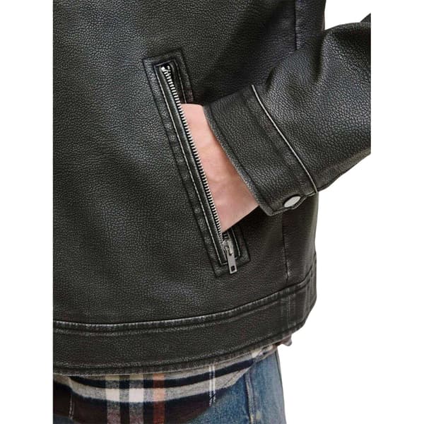 Jack And Jones Herr Polyuretan Långärmad Jacka M Svart Black M