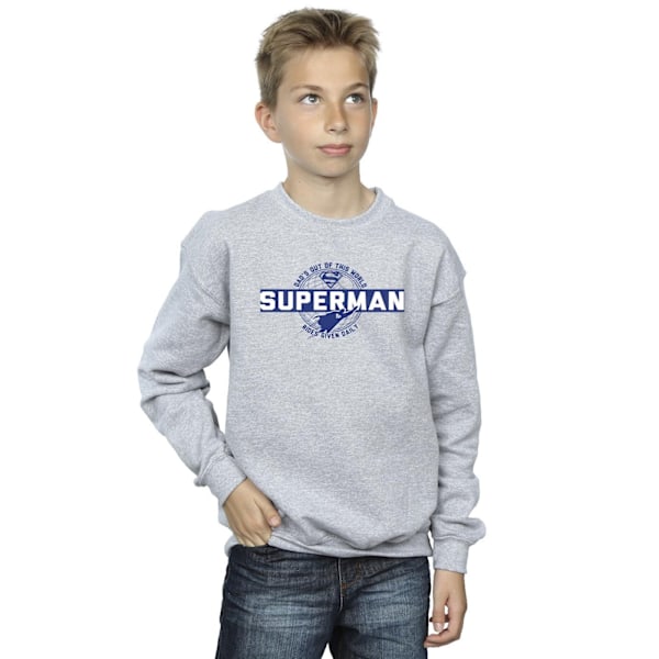 DC Comics Boys Superman Out Of This World Sweatshirt 12-13 År Sports Grey 12-13 Years