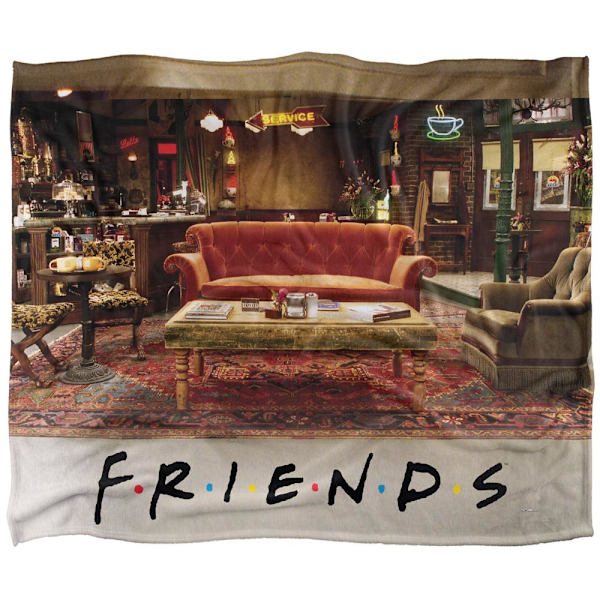 Friends Central Perk Filtfotografi En Storlek Flerfärgad Multicoloured One Size