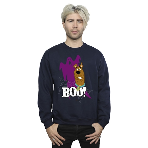 Scooby Doo Herr Boo Spöke Sweatshirt 5XL Svart Black 5XL